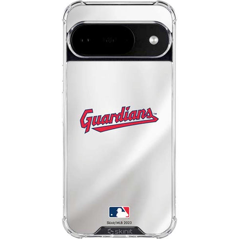 MLB Cleveland Guardians Home Jersey Google Pixel 10 Clear Case